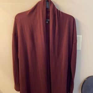 Ann Taylor maroon cardigan